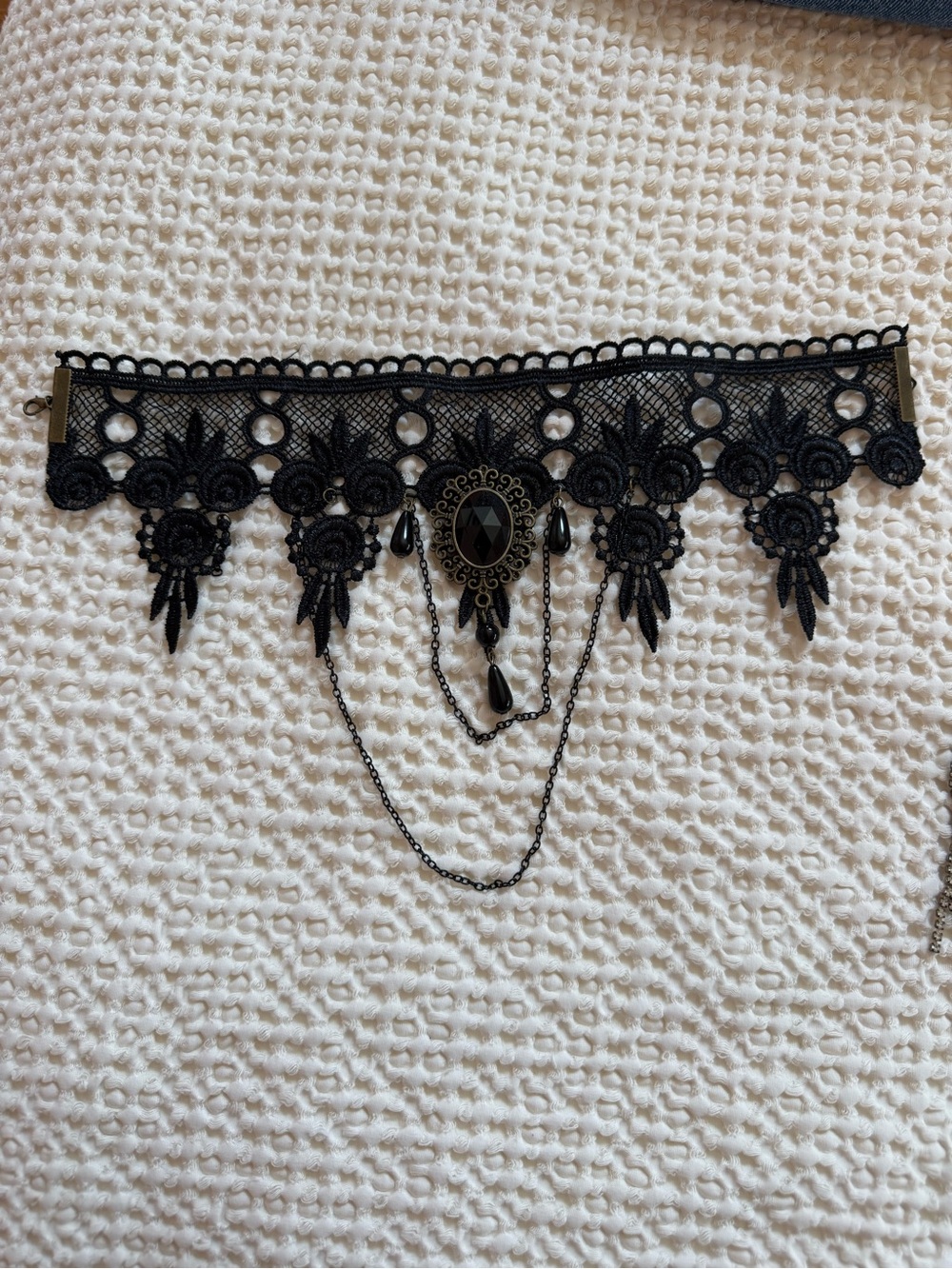 Vintage Choker Black Necklace